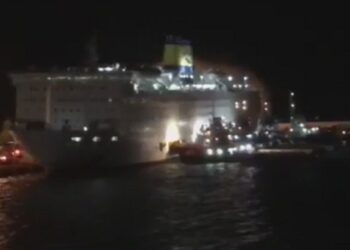 Σημερινές εικόνες από το πλοίο Ελ. Βενιζέλος (Βίντεο που μας έστειλε αναγνώστης)