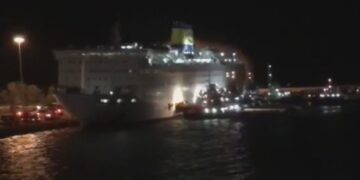 Σημερινές εικόνες από το πλοίο Ελ. Βενιζέλος (Βίντεο που μας έστειλε αναγνώστης)