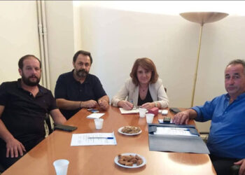 Σύσκεψη Ολ. Τελιγιορίδου με εκπροσώπους του Κτηνοτροφικού Συλλόγου & του Γεωργικού Συνεταιρισμού Ρεθύμνου