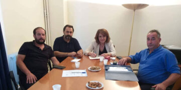 Σύσκεψη Ολ. Τελιγιορίδου με εκπροσώπους του Κτηνοτροφικού Συλλόγου & του Γεωργικού Συνεταιρισμού Ρεθύμνου