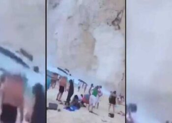 Βίντεο-σοκ από την κατολίσθηση στο Ναυάγιο -Πανικός και ουρλιαχτά
