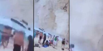 Βίντεο-σοκ από την κατολίσθηση στο Ναυάγιο -Πανικός και ουρλιαχτά