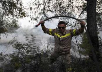 Καστοριά: Υπό μερικό έλεγχο η πυρκαγιά στη Βέργα