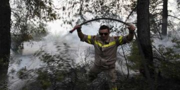 Καστοριά: Υπό μερικό έλεγχο η πυρκαγιά στη Βέργα