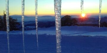 Πανέμορφη ανατολή ηλίου στη Βασιλίτσα Γρεβενών