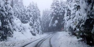 Υπέροχο χιονισμένο τοπίο κοντά στην Αετοφωλιά Γρεβενών!