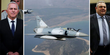 Πρωτοφανής φιέστα με μαχητικά αεροσκάφη στην αποχώρηση Καμμένου από την καρέκλα!