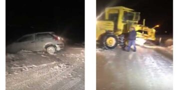 Δείτε πώς απεγκλώβισαν τα δυο αυτοκίνητα μέσα στα φοβερά «ανεμοσούρια» του Ανατολικού Εορδαίας-Βίντεο!