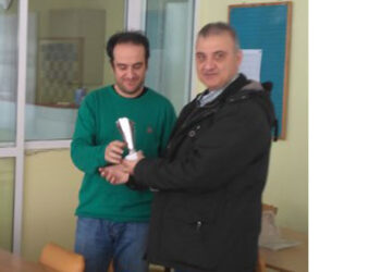 Ο σκακιστής του «Πτολεμαίου» Νικόλαος Σιδηρόπουλος πρωταθλητής Ελλάδας στο 6ο Κύπελλο Ελλάδας λύσης σκακιστικών προβλημάτων