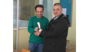 Ο σκακιστής του «Πτολεμαίου» Νικόλαος Σιδηρόπουλος πρωταθλητής Ελλάδας στο 6ο Κύπελλο Ελλάδας λύσης σκακιστικών προβλημάτων