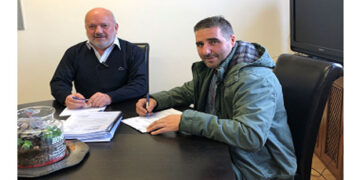 Εργασίες στο γήπεδο 5Χ5 του συνοικισμού Ανάληψης Αμυνταίου – Υπογραφή της σύμβασης του έργου