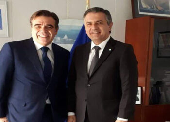 Με τον αντιπρόεδρο της Ευρωπαϊκής Επιτροπής Μ. Σχοινά συναντήθηκε ο Γιώργος Κασαπίδης
