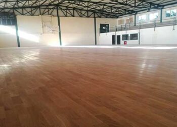 ΟΑΠΝ: Ξεκίνησε η διαγράμμιση του παρκέ στο κλειστό γυμναστήριο του Αγίου Γεωργίου