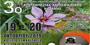 3ο Πανελλήνιο ανοιχτό αναπτυξιακό Πρωτάθλημα επιτραπέζιας αντισφαίρισης Κοζάνης