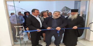 Εγκαίνια της έκθεσης «Άξιον Εστί» στο Παλαιοντολογικό Ιστορικό Μουσείου Πτολεμαΐδας παρουσία Γάλλων μαθητών