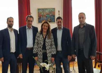 Επίσκεψη της Ελληνικής Ομοσπονδίας Γούνας στο γραφείο του Πρωθυπουργού στη Θεσσαλονίκη