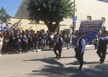 Πτολεμαΐδα: Το πανό για τον Παύλο Μελά και τη Μακεδονία που έκλεψε τις εντυπώσεις