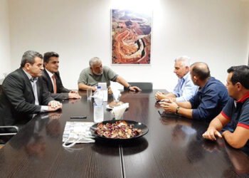 Ζήσης Τζηκαλάγιας: Συνάντηση στα γραφεία της ΛΑΡΚΟ στην Αθήνα