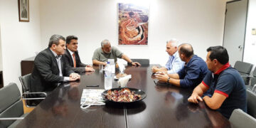 Ζήσης Τζηκαλάγιας: Συνάντηση στα γραφεία της ΛΑΡΚΟ στην Αθήνα