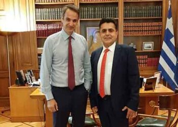 Συνάντηση του βουλευτή Καστοριάς Ζήση Τζηκαλάγια με τον Πρωθυπουργό