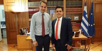 Συνάντηση του βουλευτή Καστοριάς Ζήση Τζηκαλάγια με τον Πρωθυπουργό
