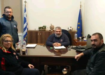 Συνάντηση του σωματείου ΕΚΑΒ Δυτικής Μακεδονίας με τον Δήμαρχο Εορδαίας για τη Μετεγκατάσταση του τομέα ΕΚΑΒ Πτολεμαΐδας