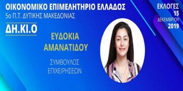 Με τη Δημοκρατική Κίνηση Οικονομολόγων και Συνεργαζόμενοι» (ΔΗ.ΚΙ.Ο) η Ευδοκία Αμανατίδου για τις επερχόμενες εκλογές του Ο.Ε.Ε.