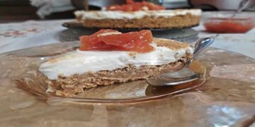 Μαγειρεύοντας με την Αρετή: Τάρτα Γιαουρτιού με γλυκό κυδώνι!