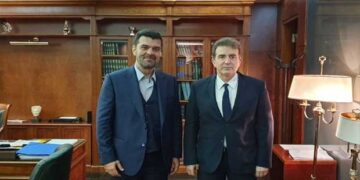 Συνάντηση του βουλευτή Ν. Γρεβενών, κ. Ανδρέα Πάτση με τον Υπουργό Προστασίας του Πολίτη, κ. Μιχάλη Χρυσοχοΐδη