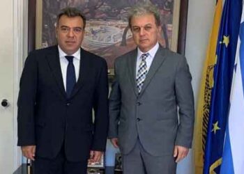 Συνάντηση Γιώργου Αμανατίδη για θέματα τουριστικής στρατηγικής της χώρας και ειδικότερα του Ν. Κοζάνης, με τον Υφυπουργό Τουρισμού Μάνο Κόνσολα