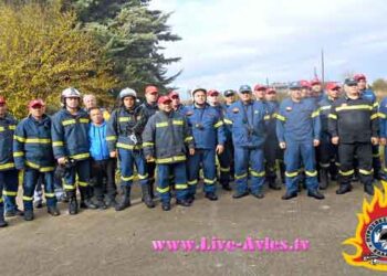 Aσκηση του Πυροσβεστικού Σώματος στα Σέρβια (video)