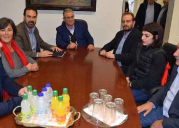 Συνάντηση του δημάρχου Φλώρινας με τον Γ.Γ. της ΚΕ του ΚΚΕ Δημήτρη Κουτσούμπα