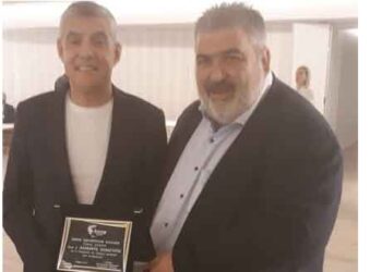 Τίμησε τον Παναγιώτη Πλακεντά η Ένωση Περιφερειών Ελλάδος