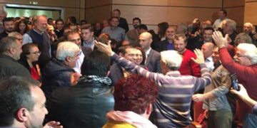 Κοζάνη: Η υποδοχή του Αλέξη Τσίπρα στη Στέγη Ποντιακού Ελληνισμού (φωτο)