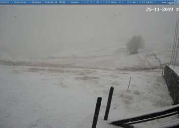 Ξεκίνησε πριν από λίγο η χιονόπτωση και στη Βασιλίτσα!