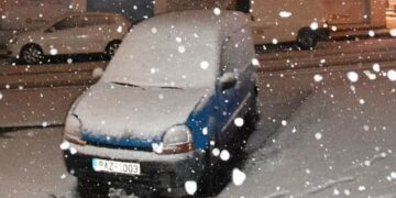 Ενισχυμένη χιονόπτωση στη Φλώρινα