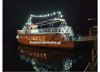 Φαντασμαγορική εκδήλωση για την φωταγώγηση του καστοριανού καραβιού «Ολυμπία»