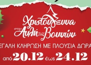 Γρεβενά: Χριστούγεννα στην αυλή των βουνών, με μεγάλη κλήρωση και πλούσια δώρα