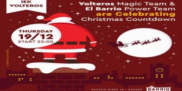 ΣΗΜΕΡΑ το μεγάλο χριστουγεννιάτικο φαντασμαγορικό event του ΙΕΚ VOLTEROS στο EL BARRIO στις 21:30