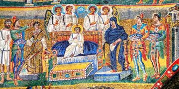 Η ψηφιδωτή παράσταση της Γεννήσεως του Χριστού στην Βασιλική της Santa Maria Maggiore της Ρώμης – Γράφει ο Κόττης Κωνσταντίνος