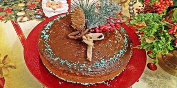 Μαγειρεύοντας με την Αρετή: Βασιλόπιτα με τυρί κρέμα και γλάσο σοκολάτας