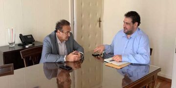 Συνάντηση Γ. Αντωνιάδη με τον Υφυπουργό Εσωτερικών κ. Θεόδωρο Λιβάνιο