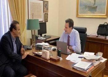 Συνάντηση Γ. Αντωνιάδη με με τον υφυπουργό κ. Θεόδωρο Σκυλακάκη