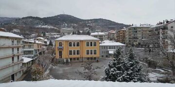 Η Φλώρινα στα λευκά σήμερα Τετάρτη 4 Δεκεμβρίου !