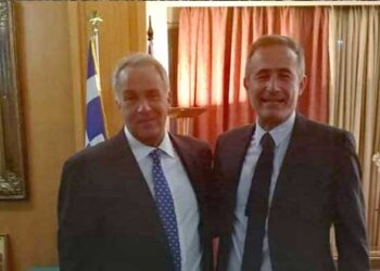 Επίσκεψη Σ. Κωνσταντινίδη στον υπουργό Αγροτικής Ανάπτυξης και Τροφίμων κ. Βορίδη