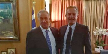 Επίσκεψη Σ. Κωνσταντινίδη στον υπουργό Αγροτικής Ανάπτυξης και Τροφίμων κ. Βορίδη