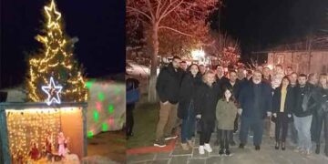 Όμορφη εκδήλωση στο Δροσερό Εορδαίας για τη φωταγώγηση του χριστουγεννιάτικου δέντρου!