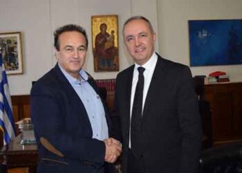 Συνάντηση του Γιάννη Αντωνιάδη με τον Υφυπουργό Θ. Καράογλου – Στο επίκεντρο όλα τα «καυτά» θέματα της περιοχής