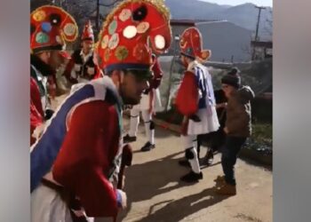 Ξεχώρισαν και εφέτος οι Μωμόγεροι στα Κομνηνά Εορδαίας! (VIDEO)