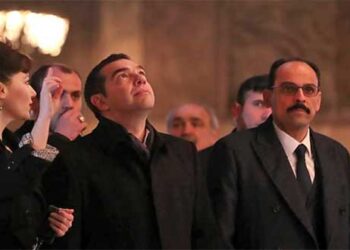 Στην Αγιά Σοφιά ο Τσίπρας